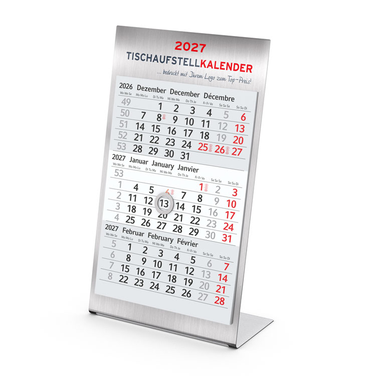 Tischaufstellkalender Deluxe